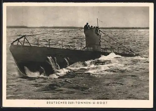 AK Deutsches 250-Tonnen-U-Boot