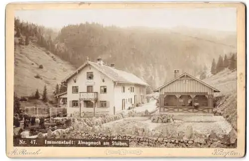 Fotografie M. Rauch, Kempten, Ansicht Immenstadt, Almagmach am Stuiben