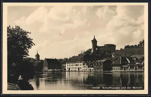 AK Schaffhausen, Ortsansicht mit Munoth