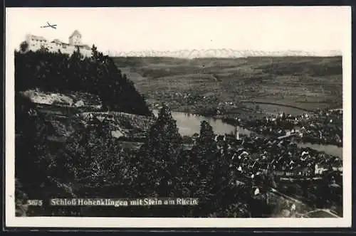 AK Stein am Rhein, Teilansicht mit Schloss Hohenklingen