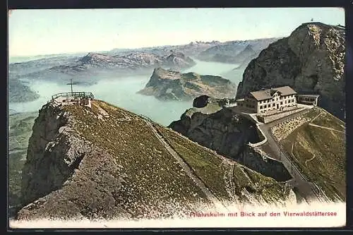 AK Pilatuskulm, Blick auf den Vierwaldstättersee