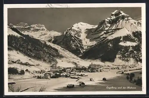 AK Engelberg, Panorama und der Hahnen im Schnee