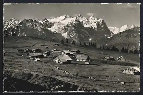 AK Hasliberg, Balisalp mit Eiger, Mönch und Engelhörner