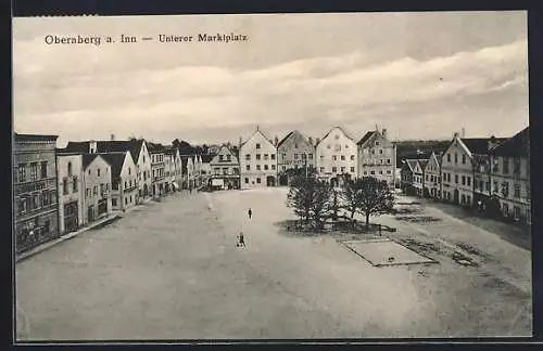 AK Obernberg a. Inn, Unterer Marktplatz