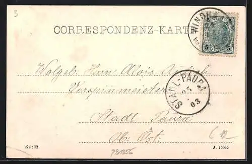 AK Windhaag b. Freistadt, Blick auf Ort und Umgebung