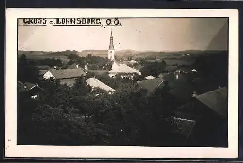 AK Lohnsburg, Ortsansicht aus der Vogelschau