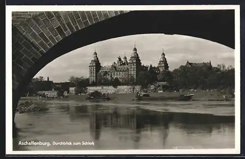 AK Aschaffenburg, Durchblick zum Schloss