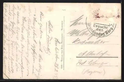 AK Saarbrücken, Saarpartie mit Winterberg