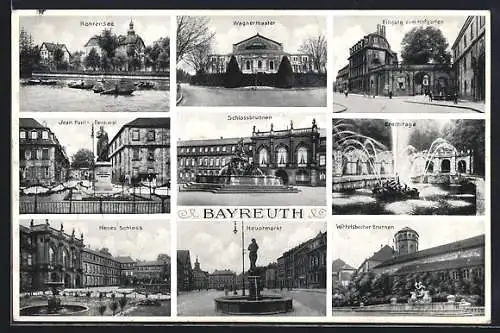 AK Bayreuth, Wagnertheater, Hauptmarkt