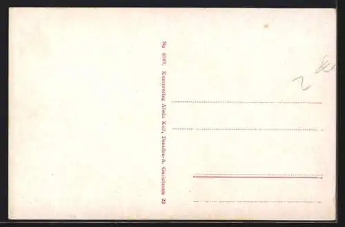 AK Rathen, Ortsmotiv mit Elbdampfer und Gebirge