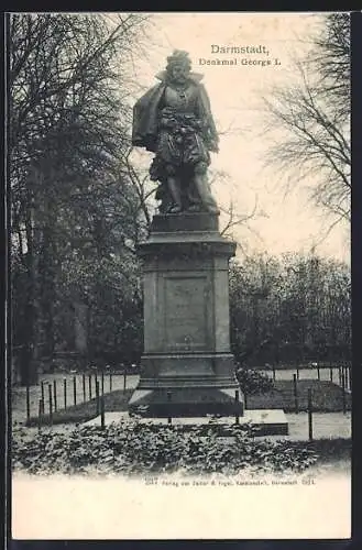 AK Darmstadt, Denkmal Georgs I.