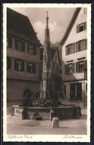 AK Bad Urach, Marktbrunnen