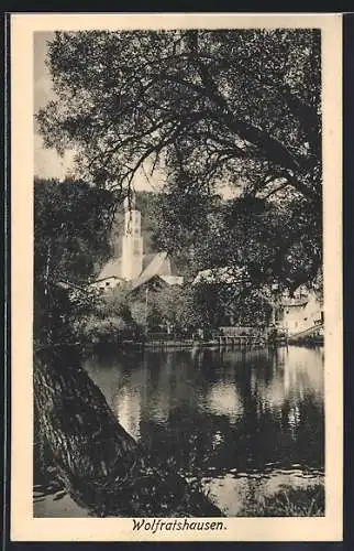 AK Wolfratshausen, Blick auf den Ort
