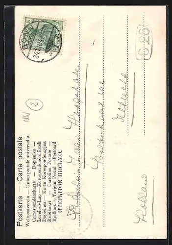 AK Bonn, Münster mit Strassenpartie