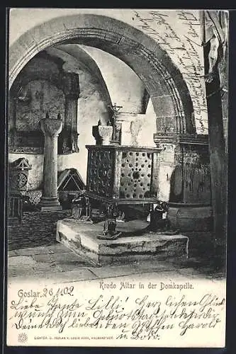 AK Goslar, Domkapelle, Krodo-Altar