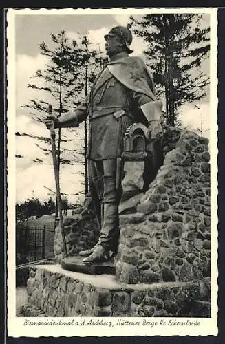 AK Ascheffel / Hüttener Berge, Bismarckdenkmal auf dem Aschberg