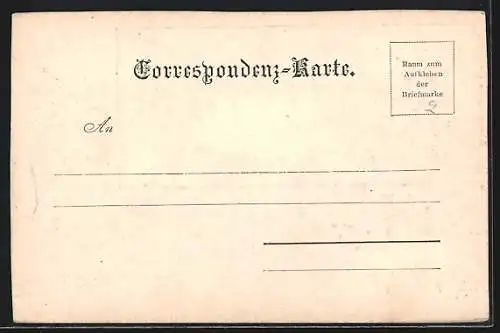 Künstler-AK Payerbach, Schwarzaviaduct mit Ortsansicht
