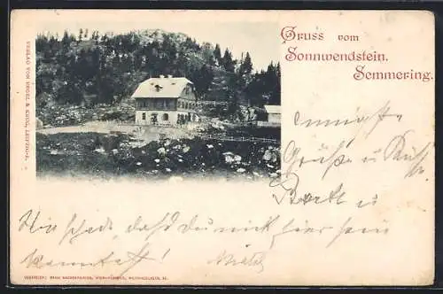 AK Semmering, Gasthaus Sonnenwendstein