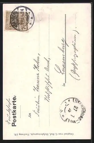 AK Badische Volkstrachten: Kinzigthäler aus Lehengericht