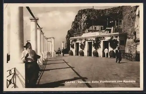 AK Capri, Terrazza della Funicolare con Spagaro