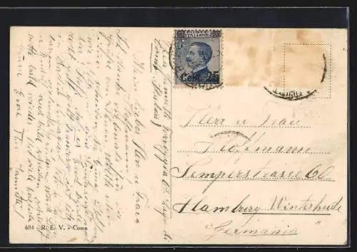 AK Torriggia /Lago di Como, Ortspartie am Seeufer