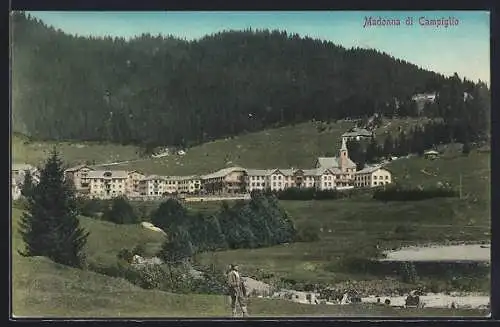 AK Madonna di Campiglio, Blick auf den Ort