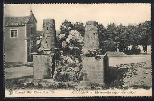 AK Albano Laziale, Monumento sepolcrale antico