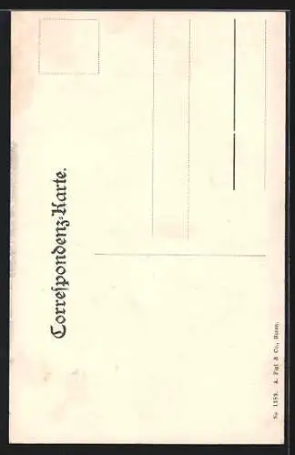 AK Innichen, Strassenpartie mit Hotel Schwarzer Adler u. Kirche