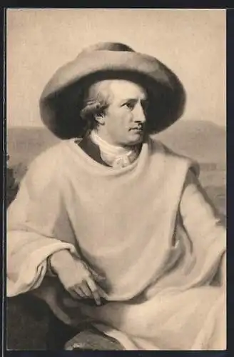 AK Johann Wolfgang von Goethe, Schriftsteller