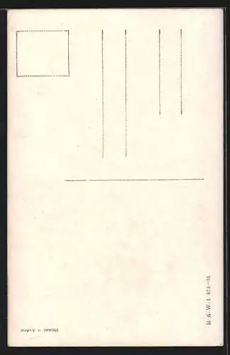 AK Hugo Wolf, Portrait des Komponisten