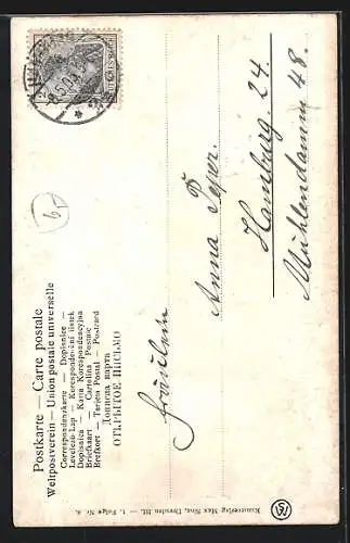 Künstler-AK Friedrich Schiller im Porträt