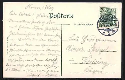 AK Wiesbaden, Römertor mit Strassenpartie