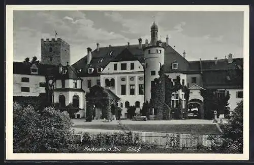 AK Neubeuern a. Inn, Ansicht vom Schloss