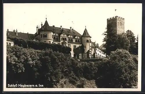 AK Neubeuern a. Inn, Ansicht vom Schloss