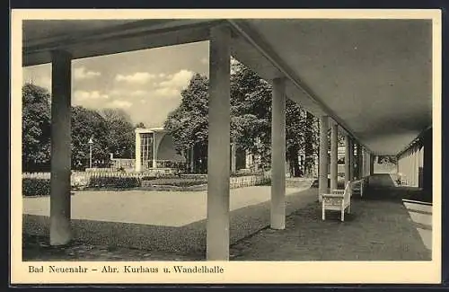 AK Bad Neuenahr, Kurhaus und Wandelhalle