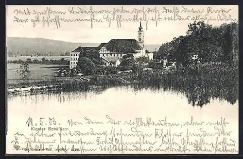 AK Schäftlarn, Blick auf das Kloster