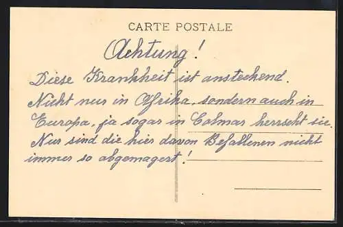 AK Brazzaville, Kinder und Erwachsene mit Schlafkrankheit