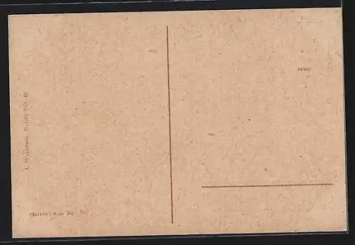 Künstler-AK Willi Scheuermann: Frau verwechselt den Kniff eines Krebses mit der interessierten Geste eines Mannes