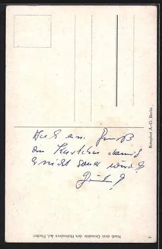 AK Paul von Hindenburg und Erich Ludendorff als Befehlshaber an der Ostfront