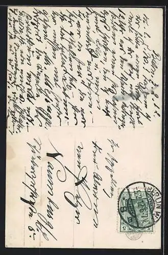 AK Portrait Kaiser Wilhelm II. von Preussen mit seinen Enkeln