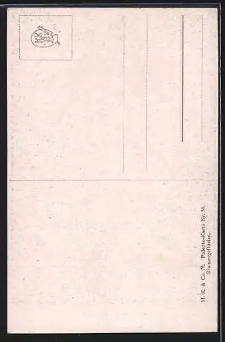 Künstler-AK Bill Fisher: Blumengeflüster, Dame nebst grossem Rosenstrauss