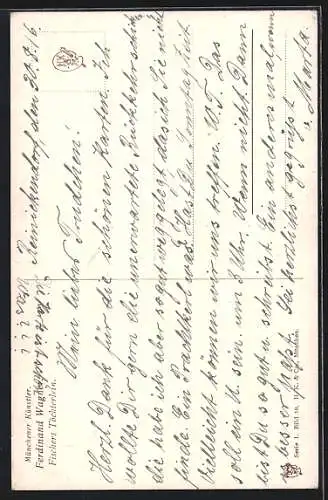 AK sign. Ferdinand Wagner: Fischers Töchterlein, Fischerei