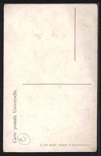 AK Cairo, Fishmarket, Frauen sitzen vor ihrem Haus