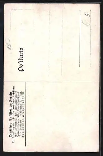 AK Erfolglose Beschiessung einer deutschen Taube, frz. Infanterie beschiesst Aufklärer