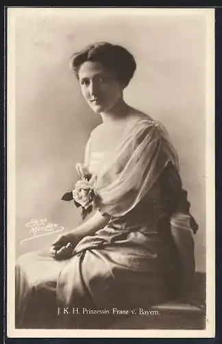 AK Prinzessin Franz von Bayern