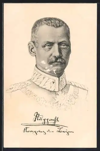 AK Portrait Kronprinz Wilhelm von Preussen