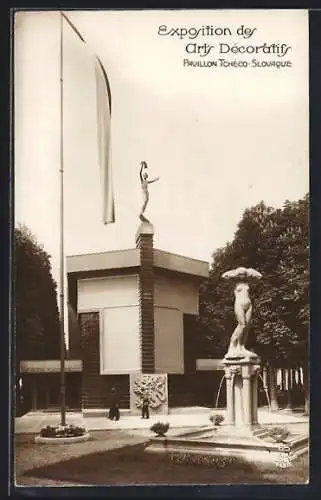 AK Paris, Exposition des Arts décoratifs 1925, Pavillon Tchèco-Slovaque