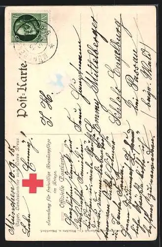 AK König Ludwig III. von Bayern in Uniform im Profil