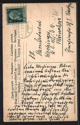 Künstler-AK Ferdinand von Reznicek: Elegantes Paar beim Tanz