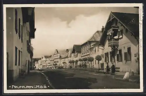 AK Neufelden i. M., Strassenpartie im Ort